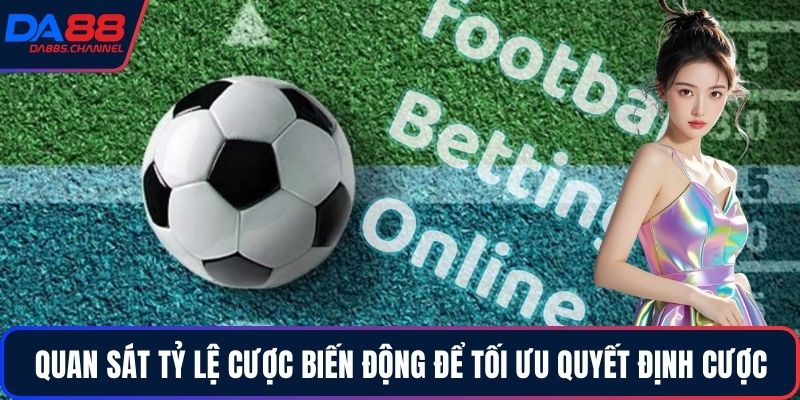 Quan sát tỷ lệ cược biến động để tối ưu quyết định cược